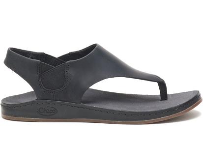 Sandalias Chacos Mujer Wayfarer Post Negras España QUSE09357